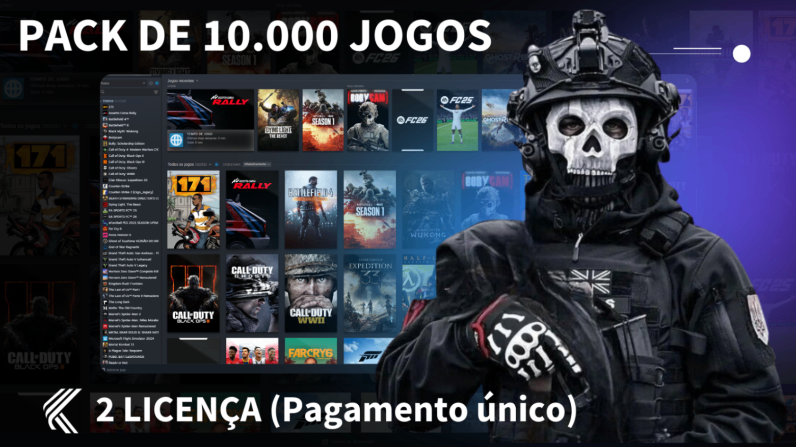 PACK COMPLETO COM 2 LICENÇAS